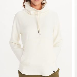 NWT MARMOT Small Annie Long Sleeve Drawstring Funnel Neck Sweatshirt Thumbholes